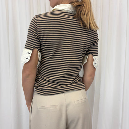 Striped Euro Polo