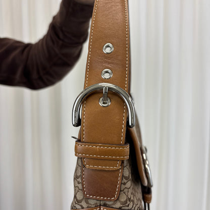 Coach Signature Mini Soho Tan Bag