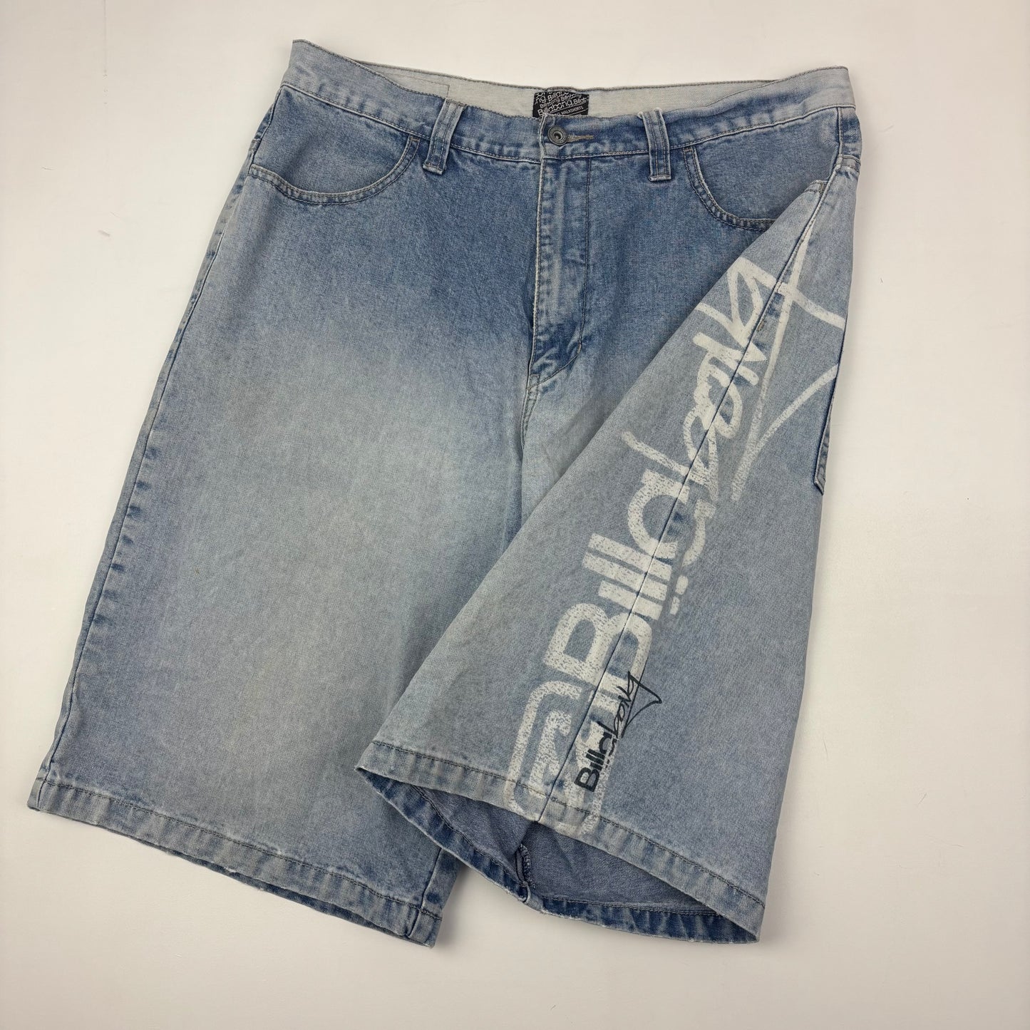 Light Wash Billabong Spellout Jorts