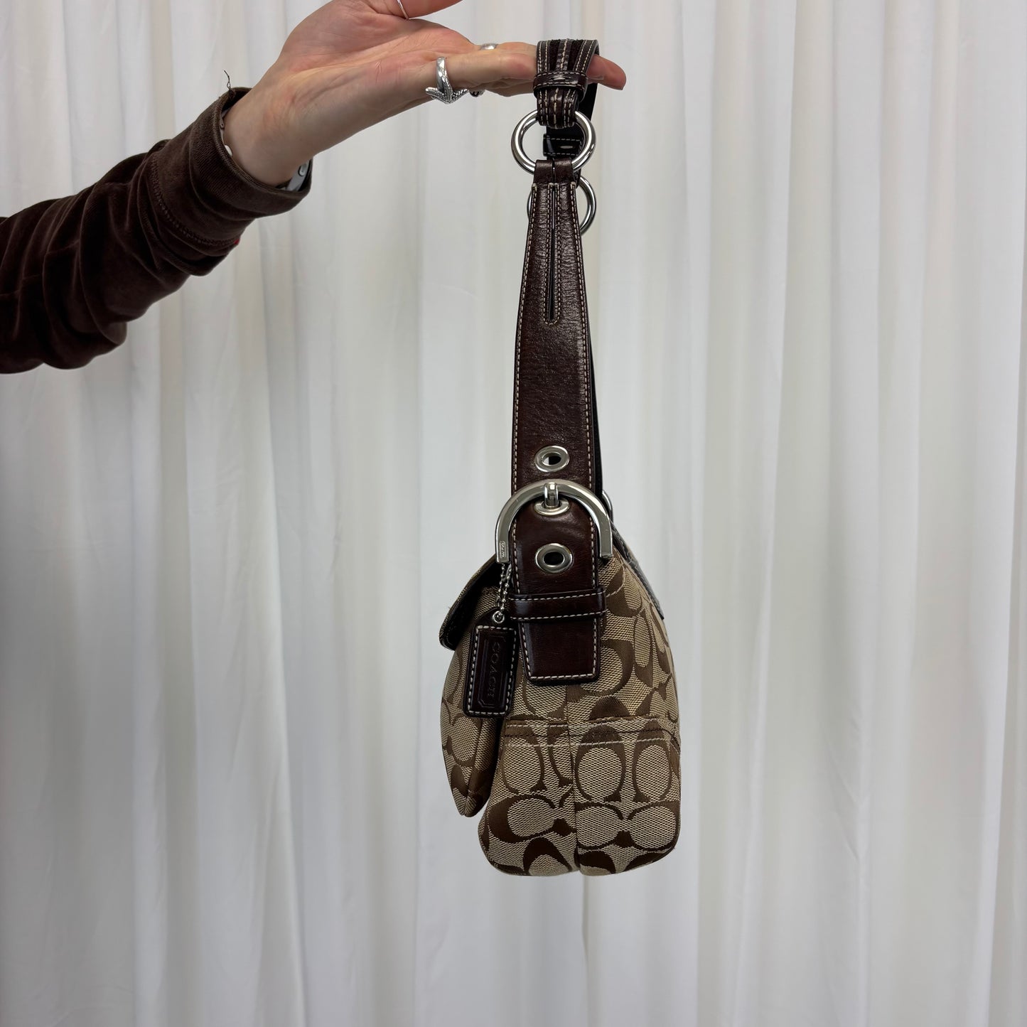 Coach Signature Double Pocket Soho Bag