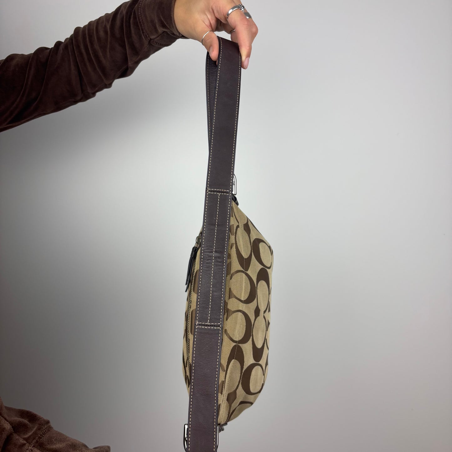 Coach Signature East West 2-Way Bag
