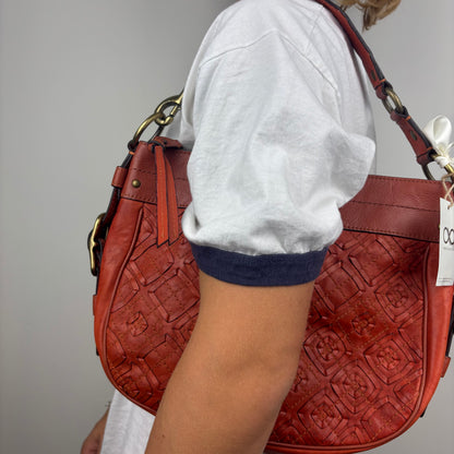 Coach Woven Zoe Tote Bag