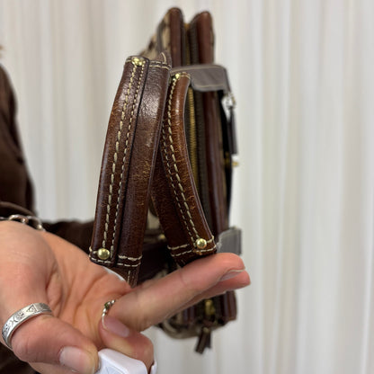 Coach Signature Stripe Satchel
