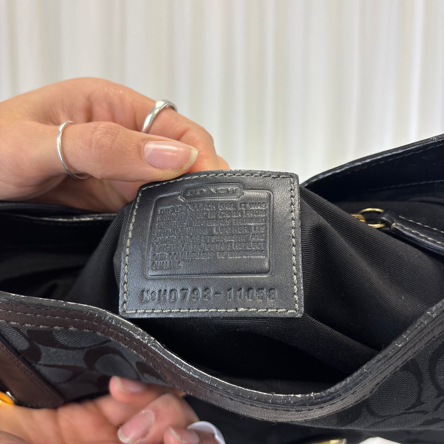 Coach Signature Hamptons Hobo Bag