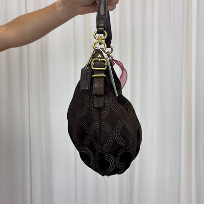 Coach Pleated Hobo Shoulder Bag