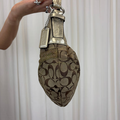 Coach Patchwork Crescent Hobo Bag