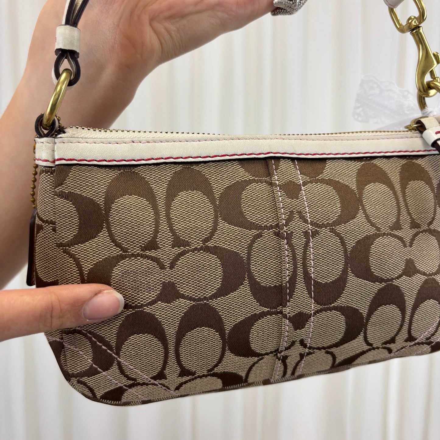 Coach Signature Poppy Floral Demi Bag