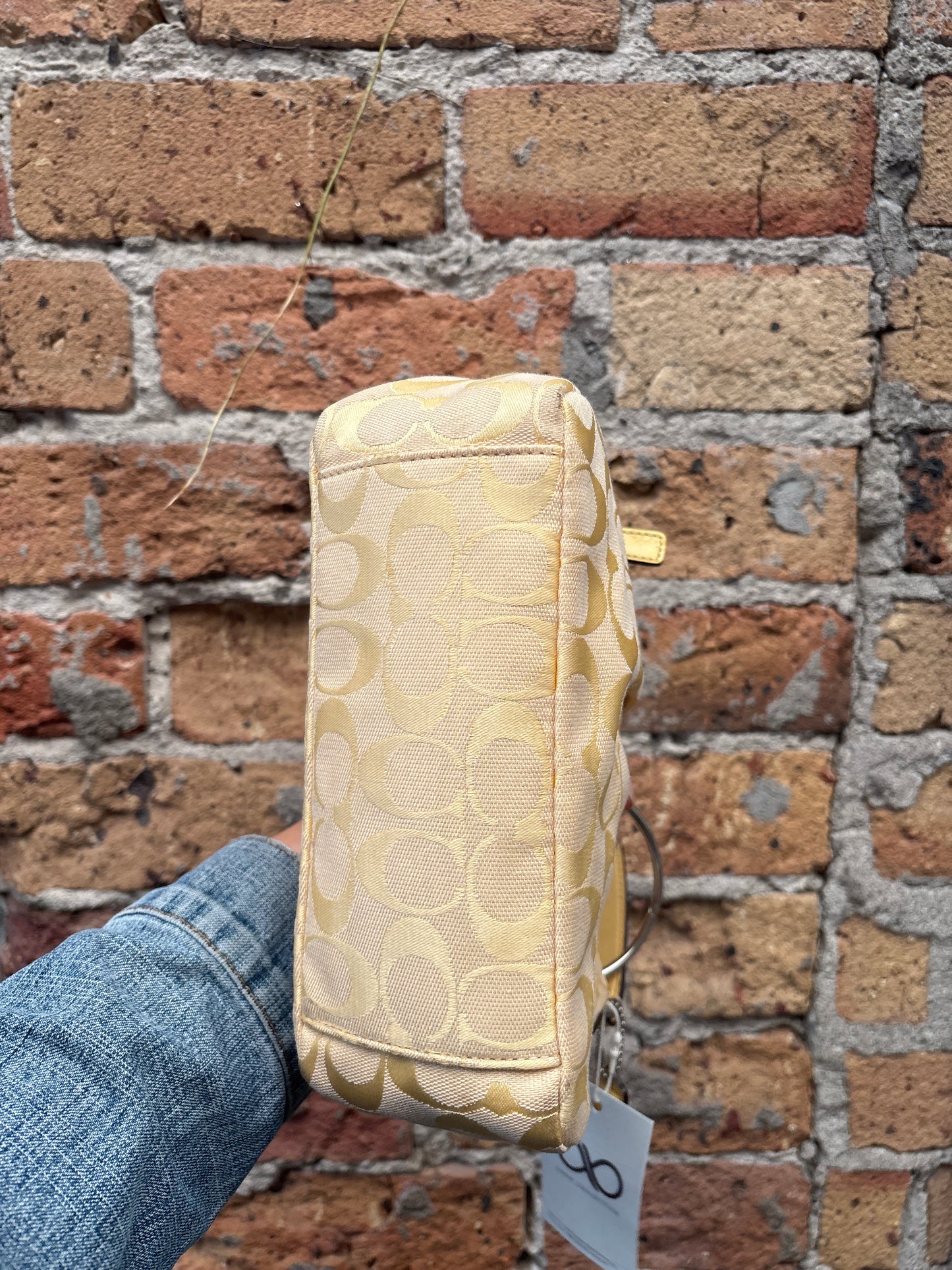 Coach Signature Rare Yellow Mini Bag