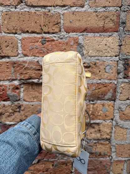 Coach Signature Rare Yellow Mini Bag