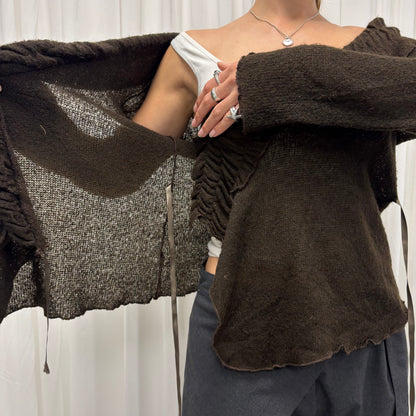 Italian Soft Wrap Cardigan