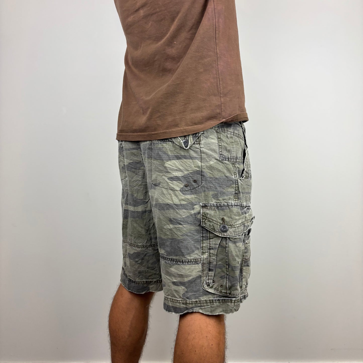 Camo Cargos Adjustable Waist | Size XS-M