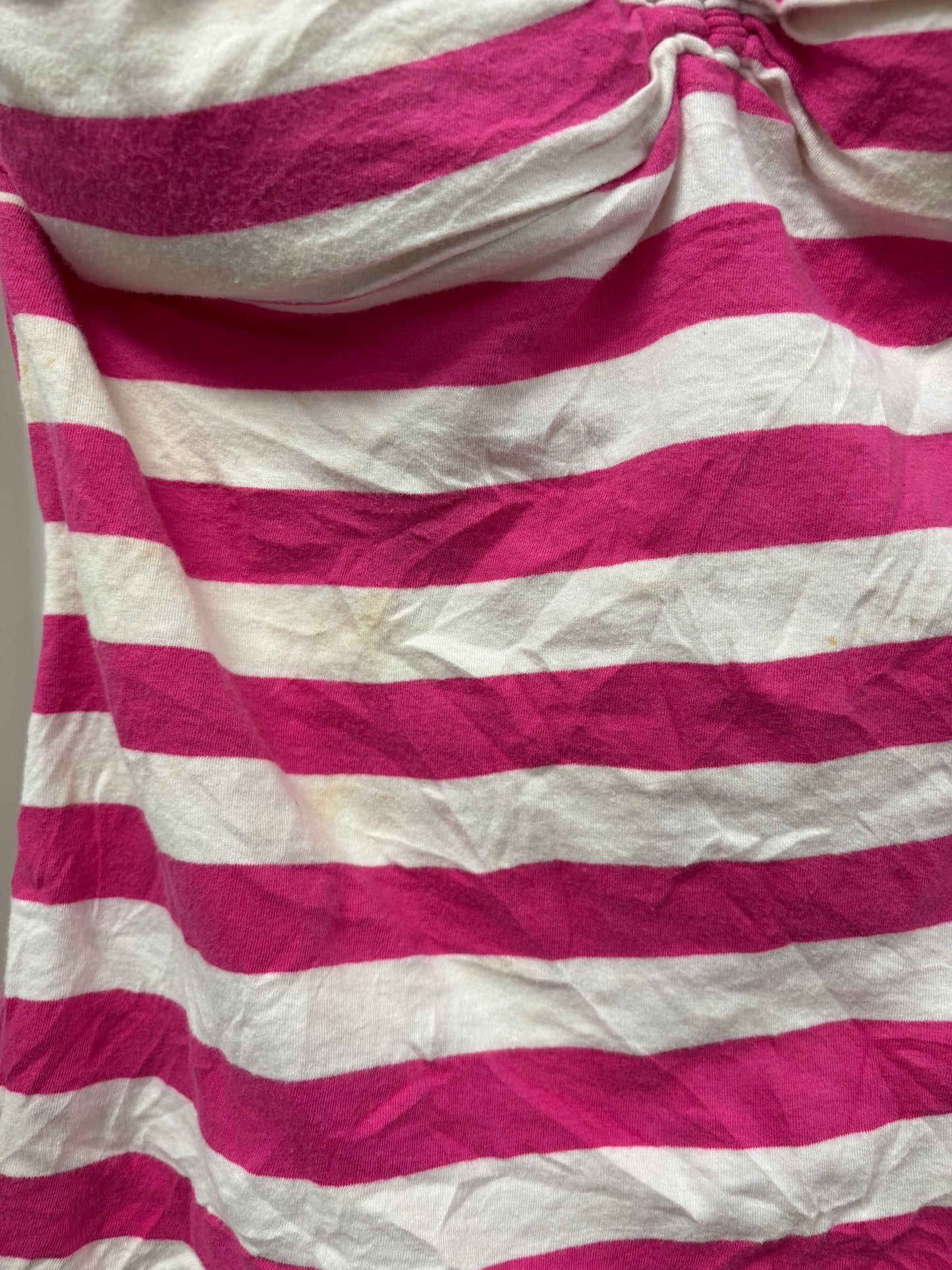 Pink and White Striped Tank