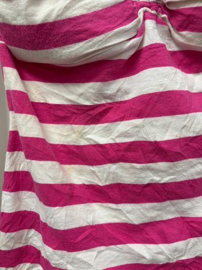 Pink and White Striped Tank