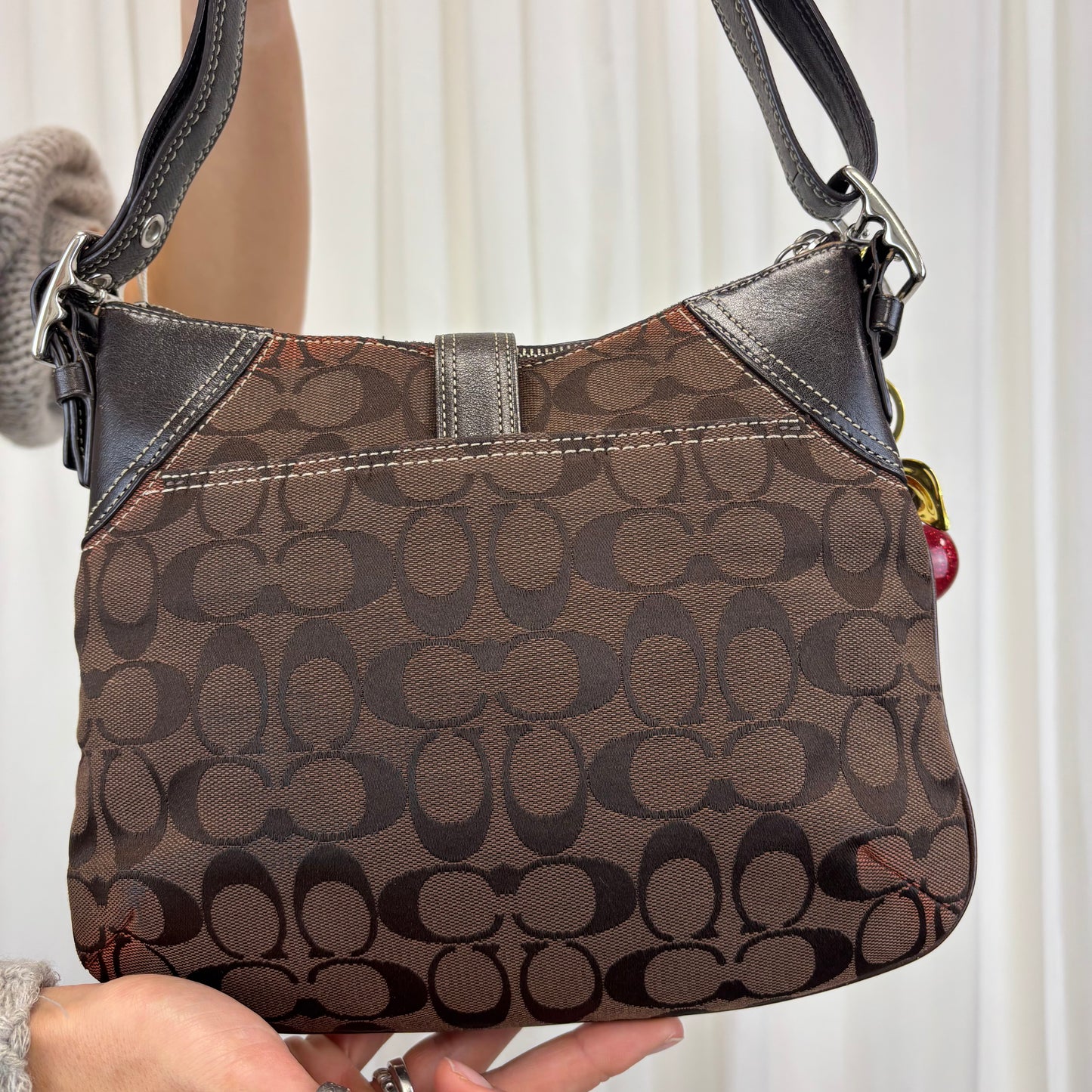 Coach Signature Hamptons Shoulder/Crossbody Bag