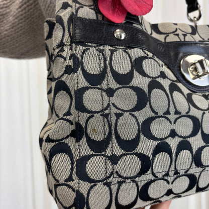 Coach Signature Penelope Carry All Tote Bag