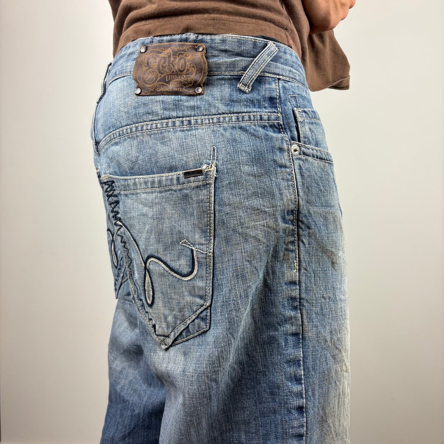 Perfect Fit Ecko Embroidered Jorts | Size 34