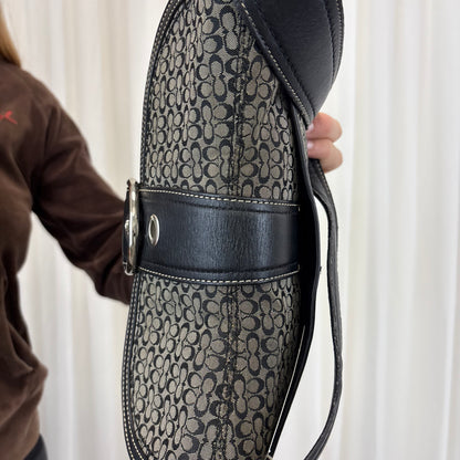 Coach Signature Medium Black Soho Bag