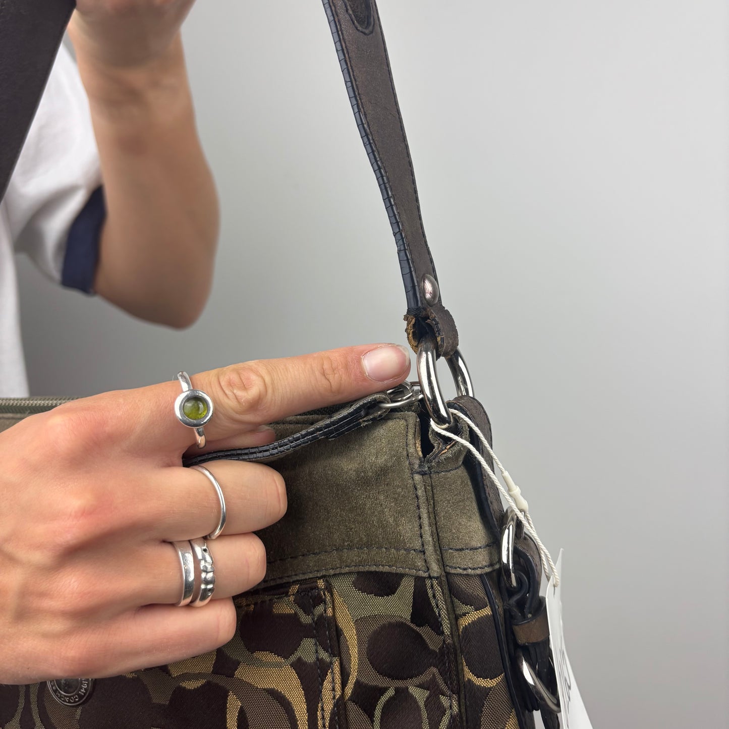 Coach Chelsea Optic Hobo Bag Brown