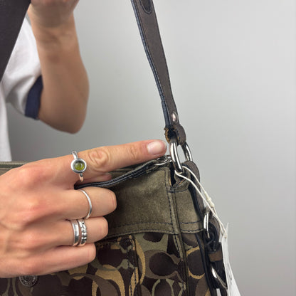 Coach Chelsea Optic Hobo Bag Brown