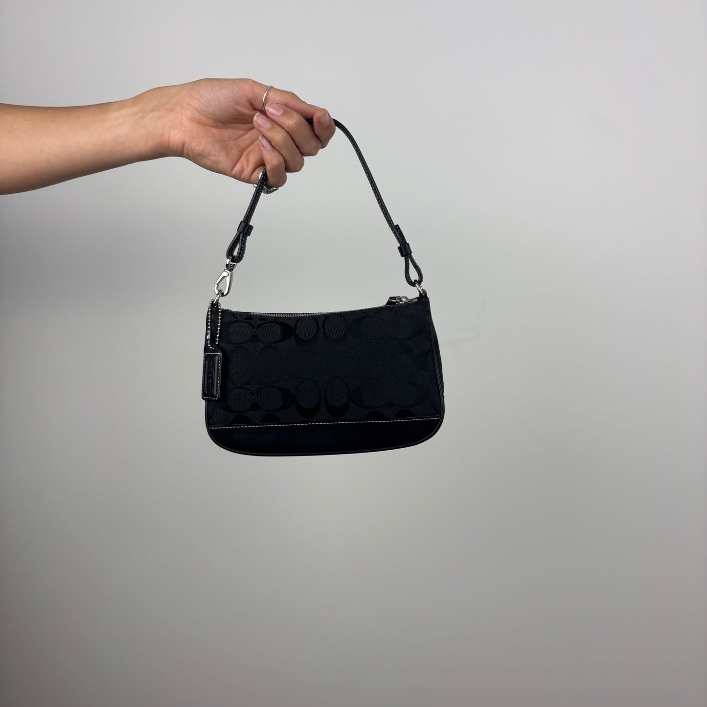 Coach Signature Black Demi Bag