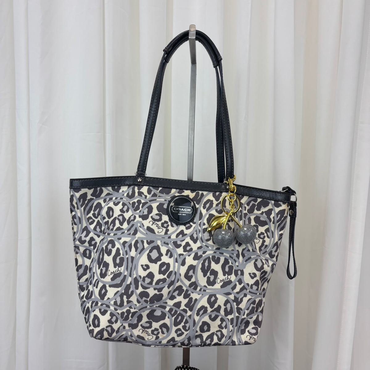 Coach Leopard Mini Tote Bag
