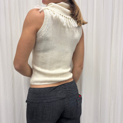 Fringe Knit Vest