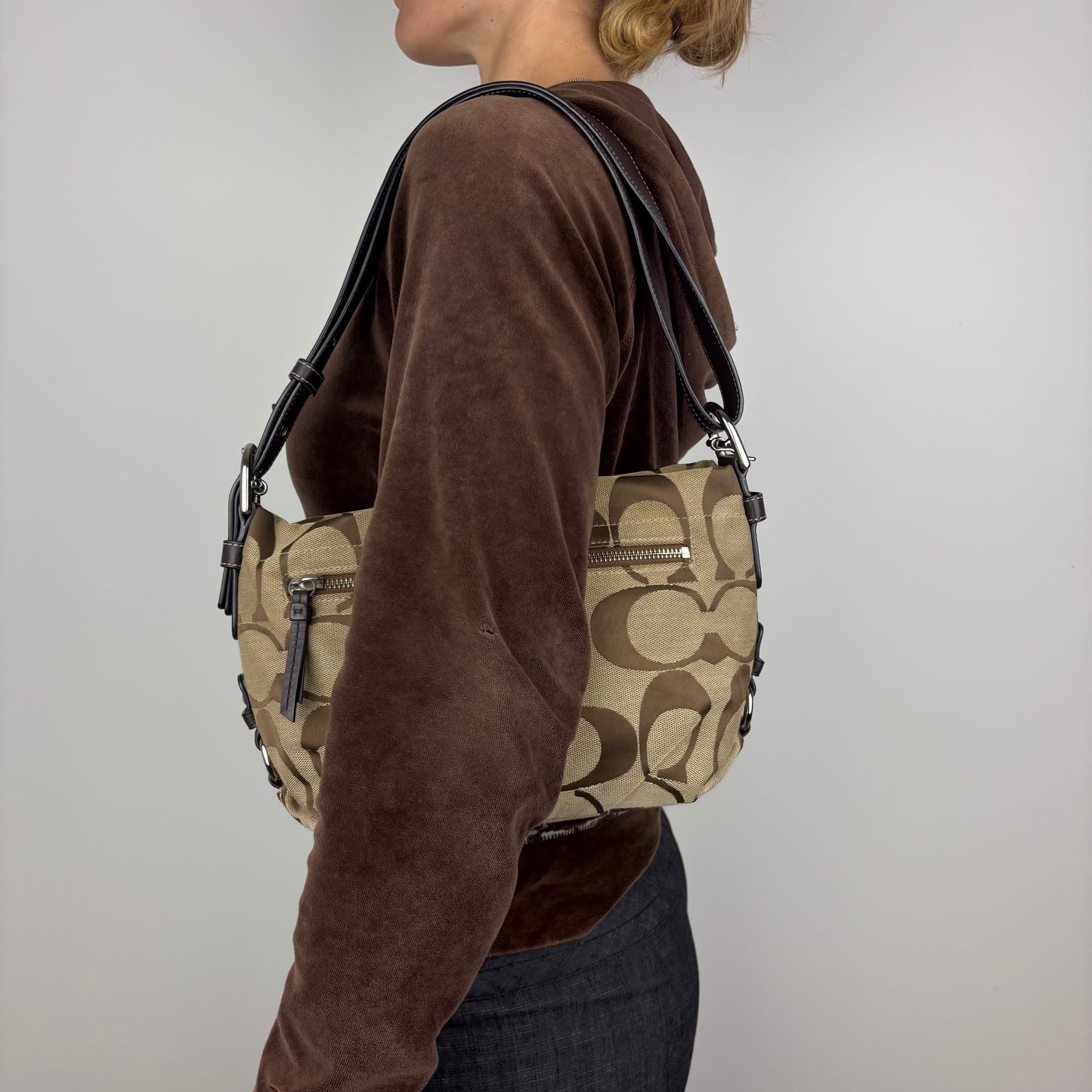 Coach Signature East West 2-Way Bag