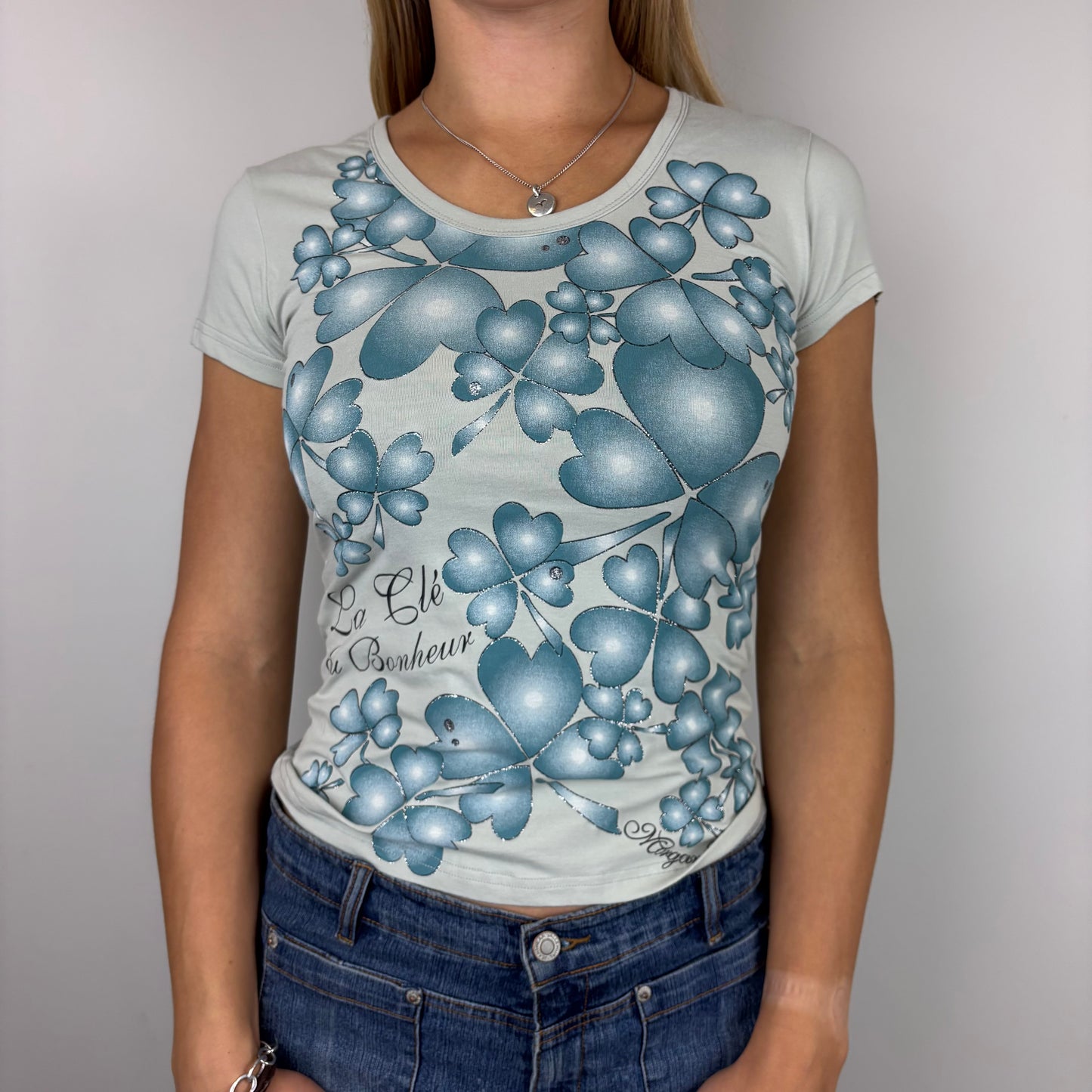 Morgan Charms Baby Tee | Size S