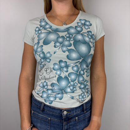 Morgan Charms Baby Tee | Size S