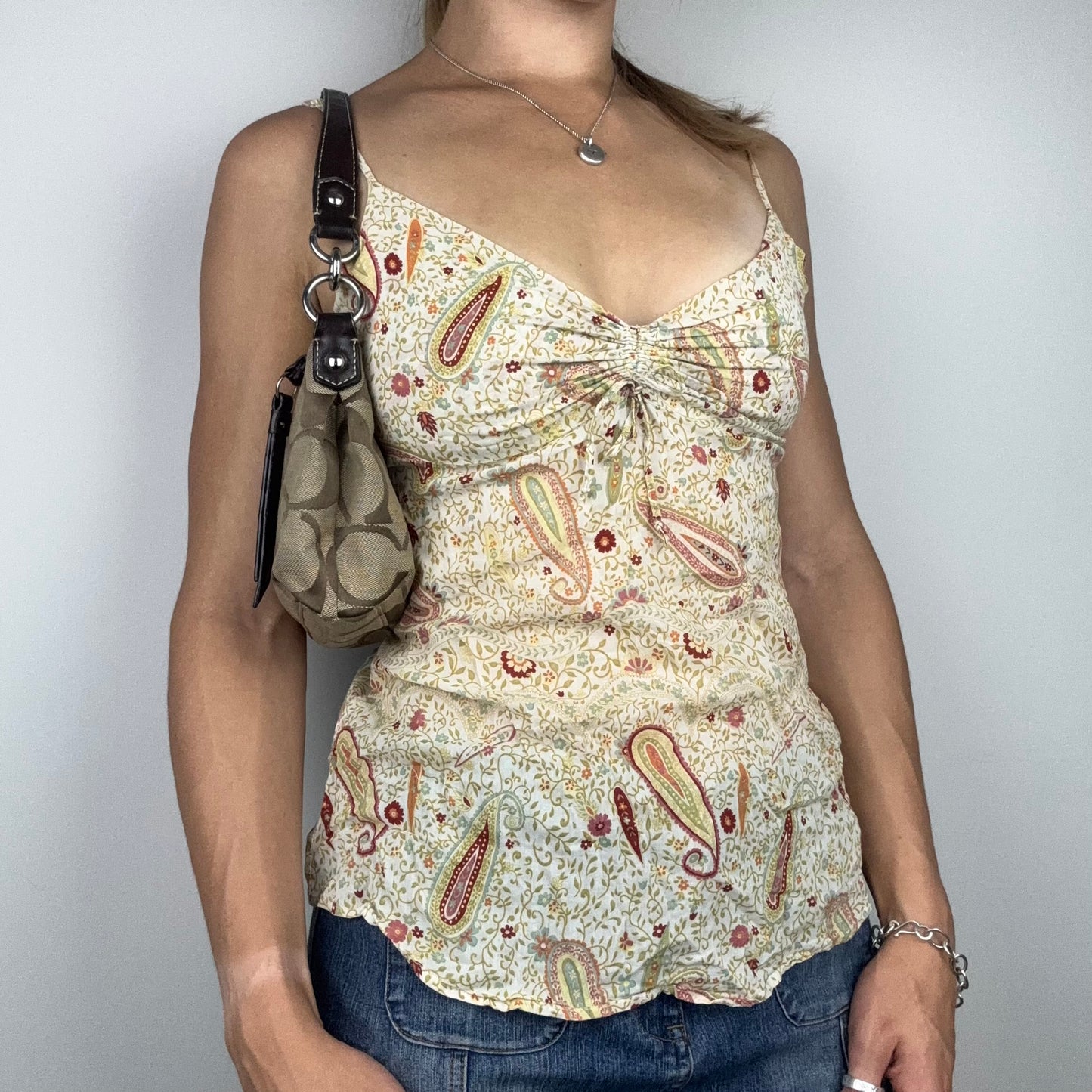 Stunning 2000s Paisley Fairy Cami