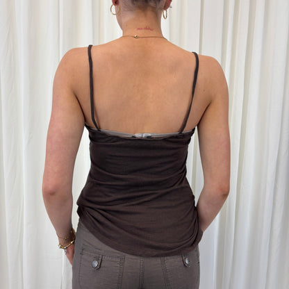 Made in US Brown Cami