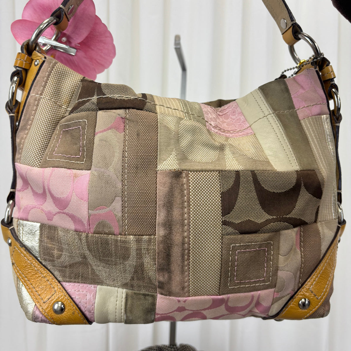 Coach Medium Patchwork Carly Tote Bag