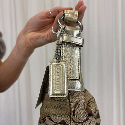 Coach Patchwork Crescent Hobo Bag