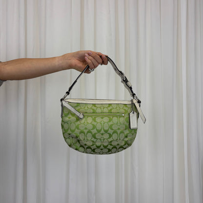 Coach Signature Green Hobo Bag *RARE*