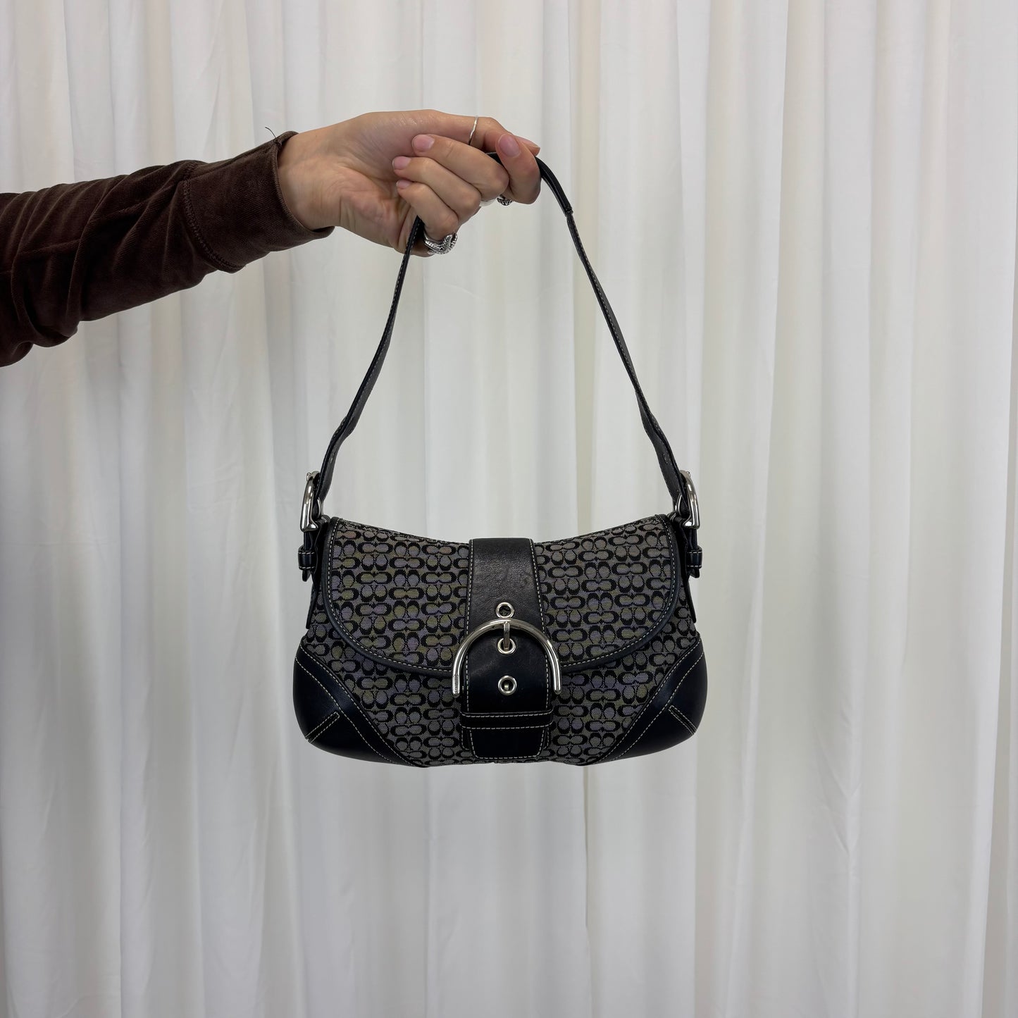 Coach Signature Mini Black Soho Bag