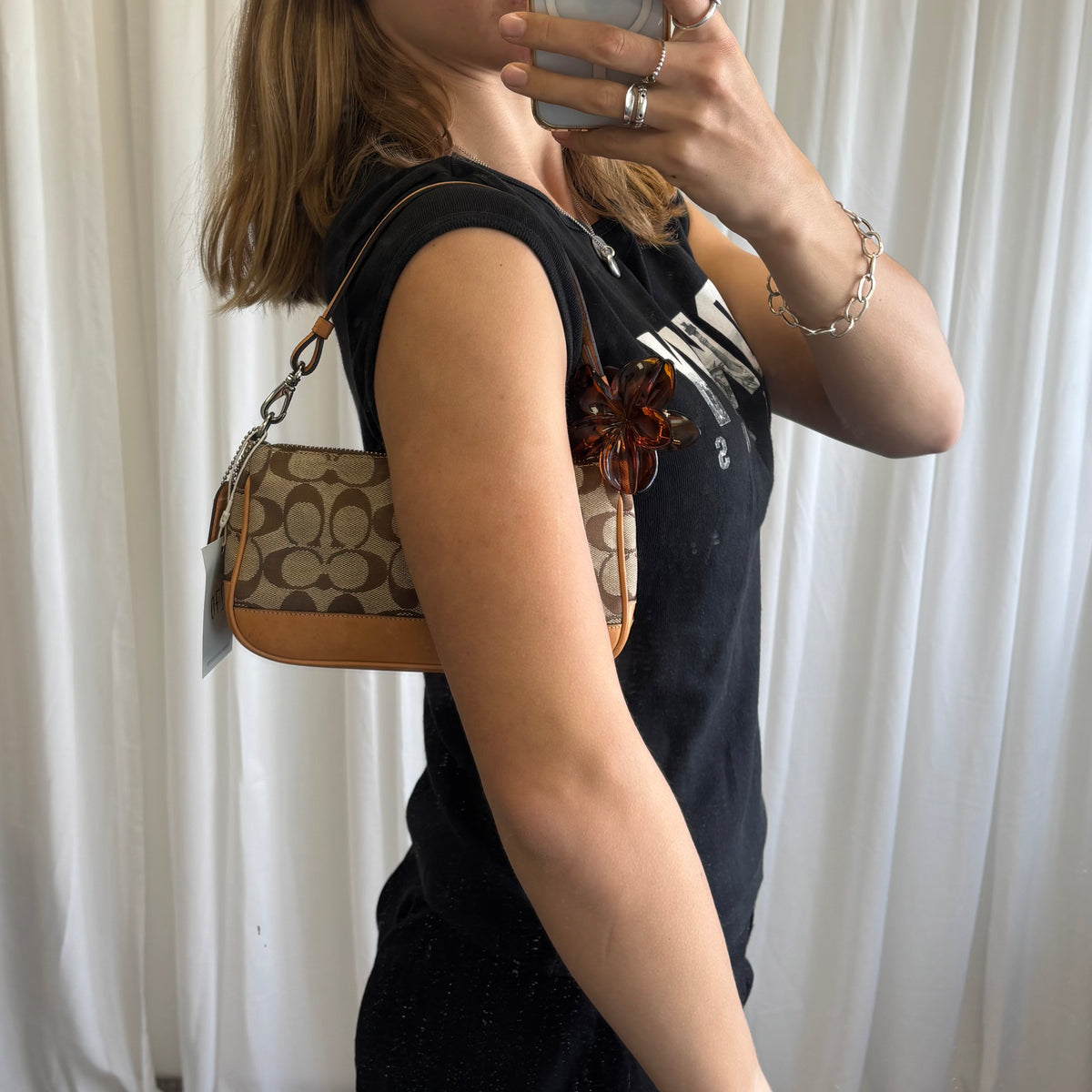 Coach Signature Demi in Tan
