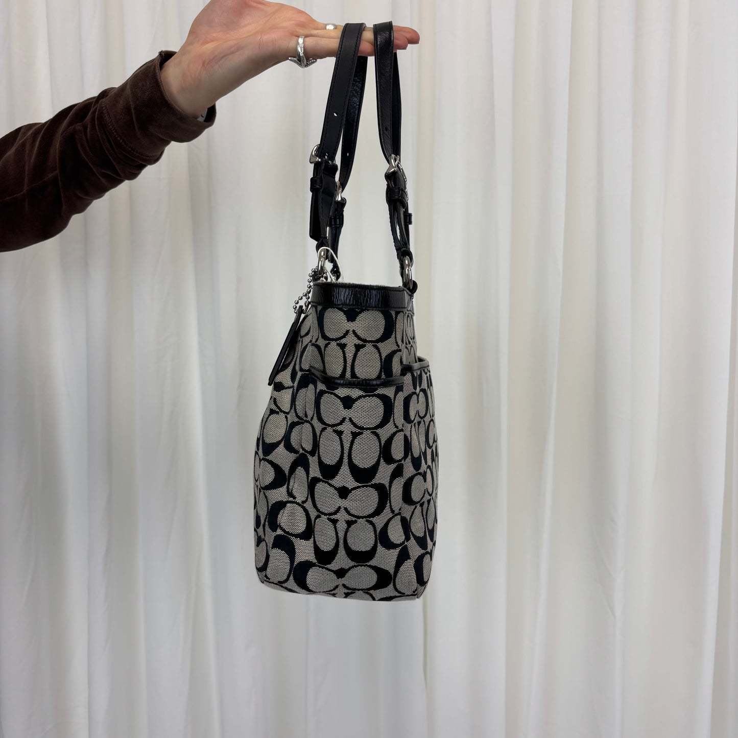 Coach Signature Black Tote Bag