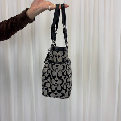 Coach Signature Black Tote Bag
