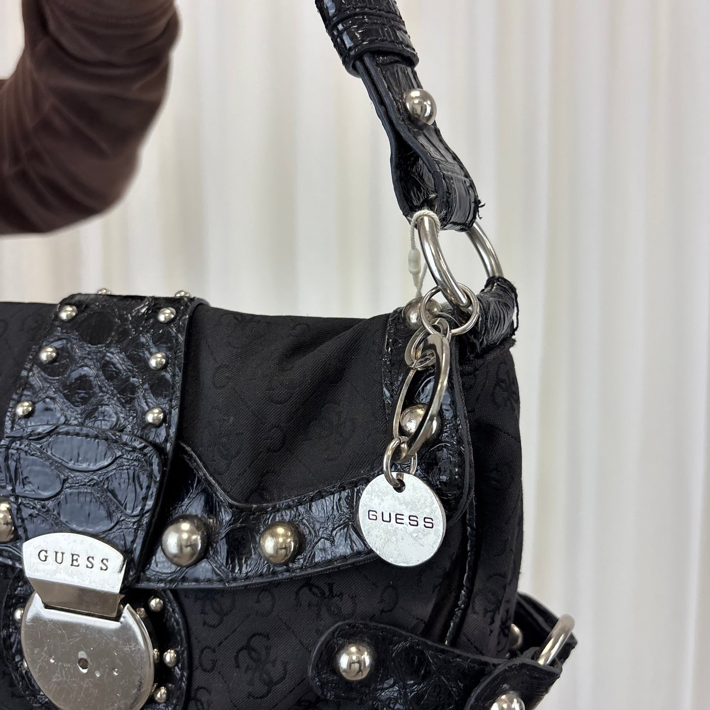 Guess Studded Shoulder Bag