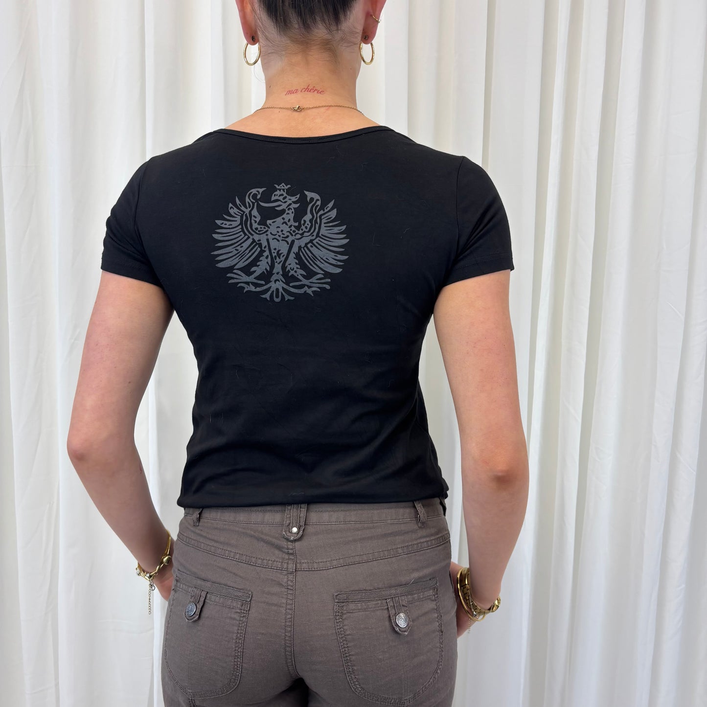 Miss Sixty Rhinestone Baby Tee