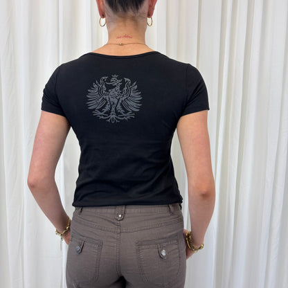 Miss Sixty Rhinestone Baby Tee