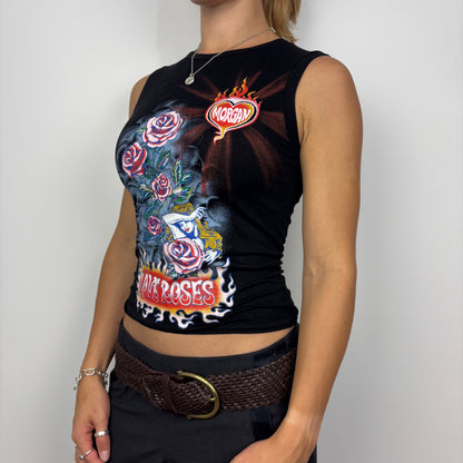 Morgan Love Roses Sleeveless Graphic