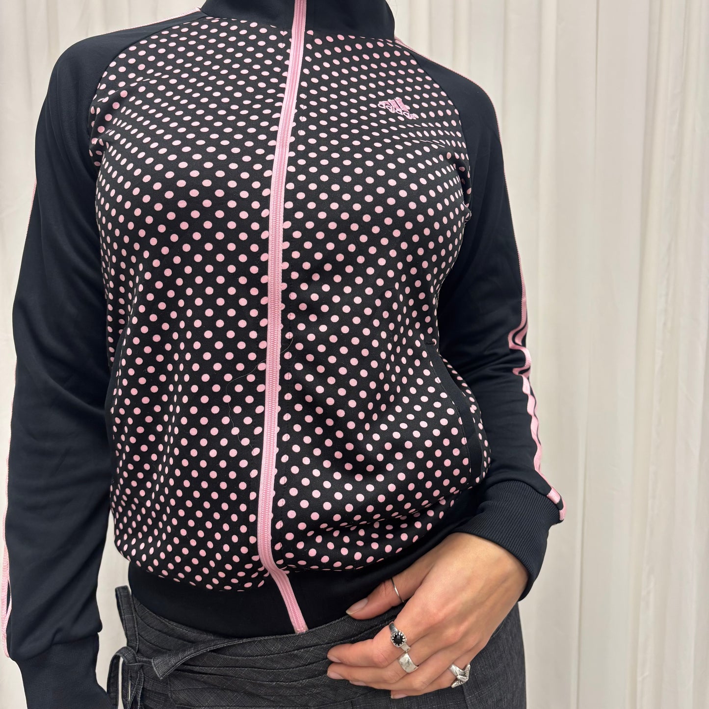 Polkadot Adidas Track Jacket