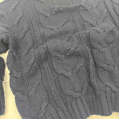 Cable Knit High Neck Jumper