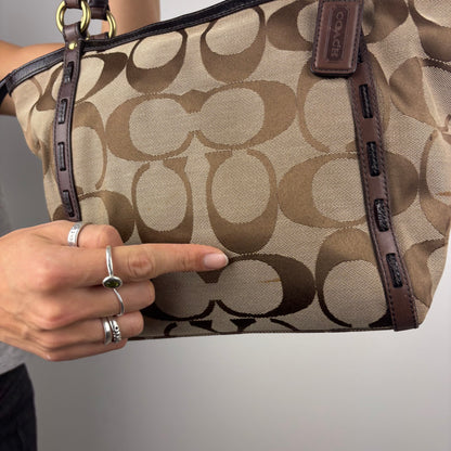 Coach Signature Bleecker Tote Bag