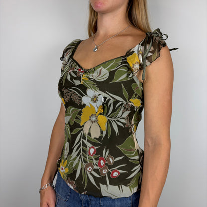 Lined Ruffle Cami | Size S