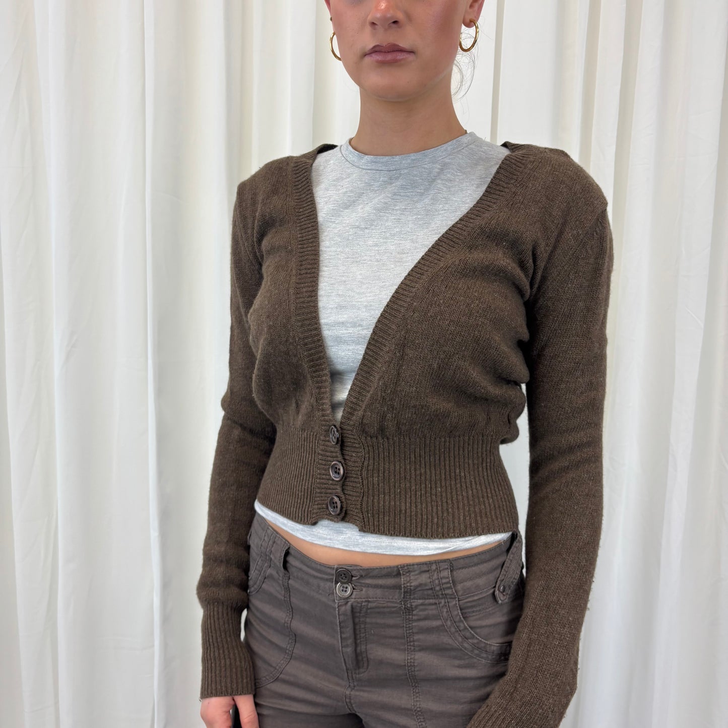 Y2K Italian Wool Cardigan