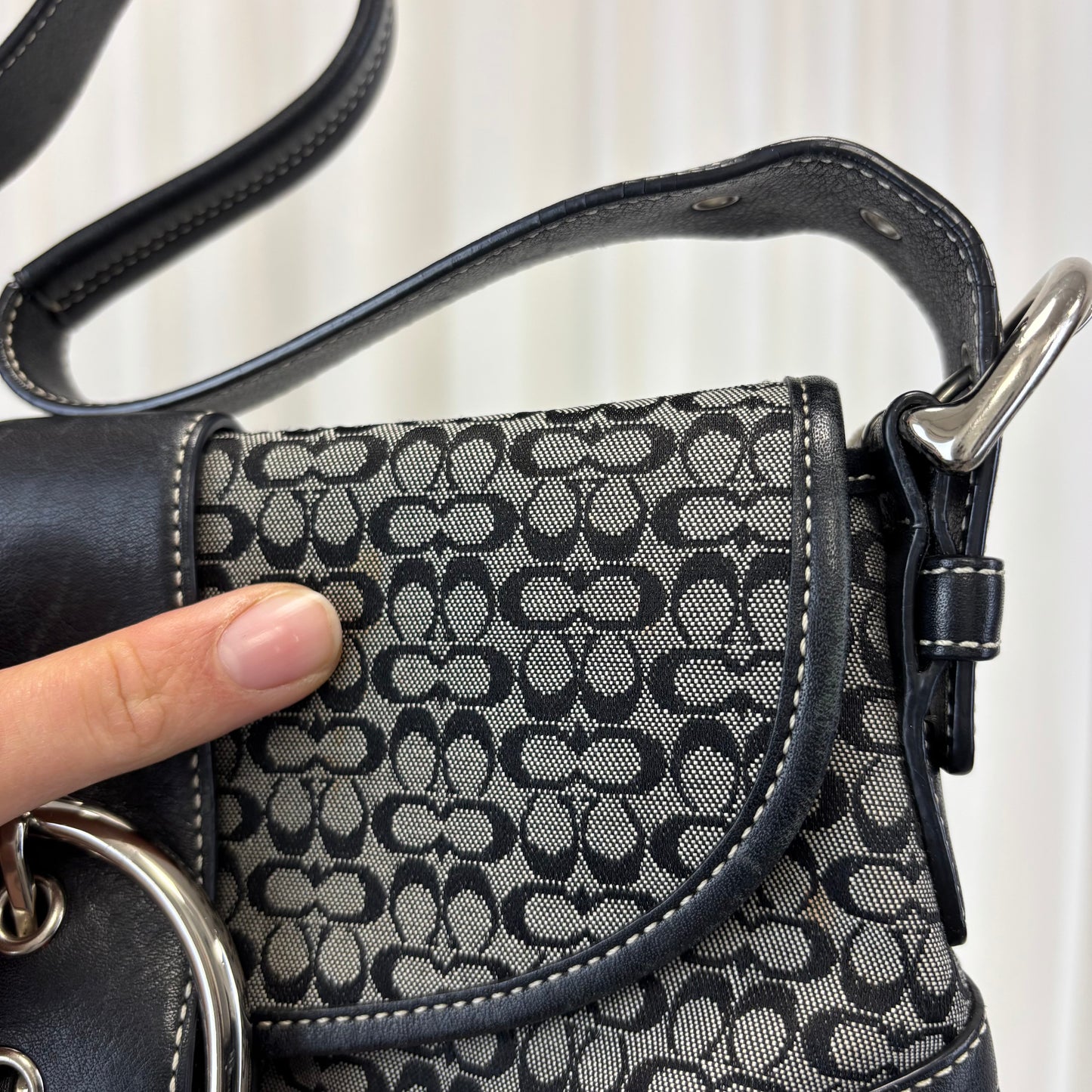 Coach Signature Mini Black Soho Bag