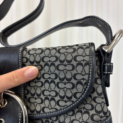 Coach Signature Mini Black Soho Bag