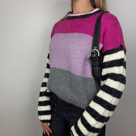 Multi Colour Striped Knit